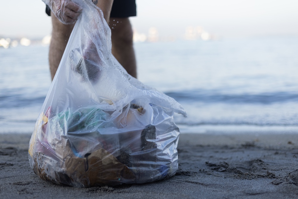 Balikatan 24: U.S. Marines, Sailors and Airmen Volunteer for Subic Bay Beach Clean-Up