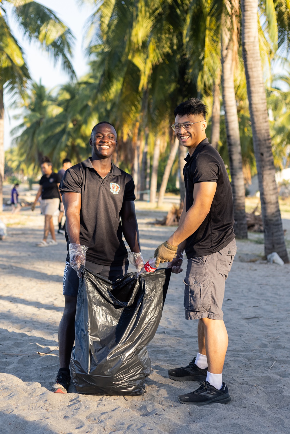 Balikatan 24: U.S. Marines, Sailors and Airmen Volunteer for Subic Bay Beach Clean-Up