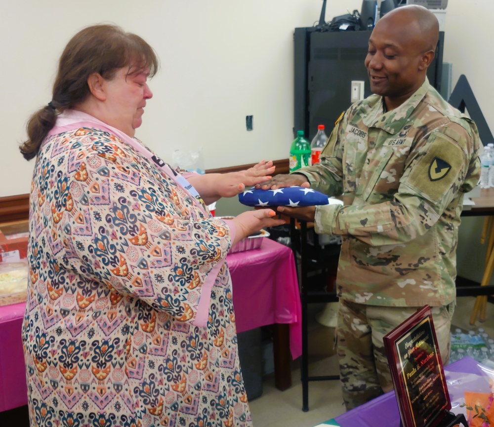Civilian Employee Honored for Nearly Four Decades Exceptional Service