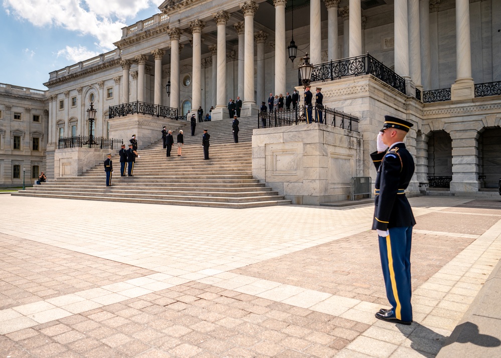 Lying in Honor ceremony for Col. Ralph Puckett, Jr.