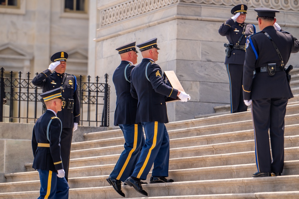 Lying in Honor ceremony for Col. Ralph Puckett, Jr.