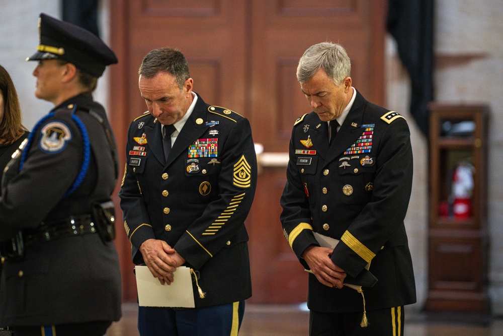 Lying in Honor Ceremony for Col. Ralph Puckett, Jr.