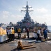 USS Russell (DDG 59) vertical replenishment with USNS Wally Schirra (T-AKE 8)