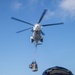 USS Russell (DDG 59) vertical replenishment with USNS Wally Schirra (T-AKE 8)