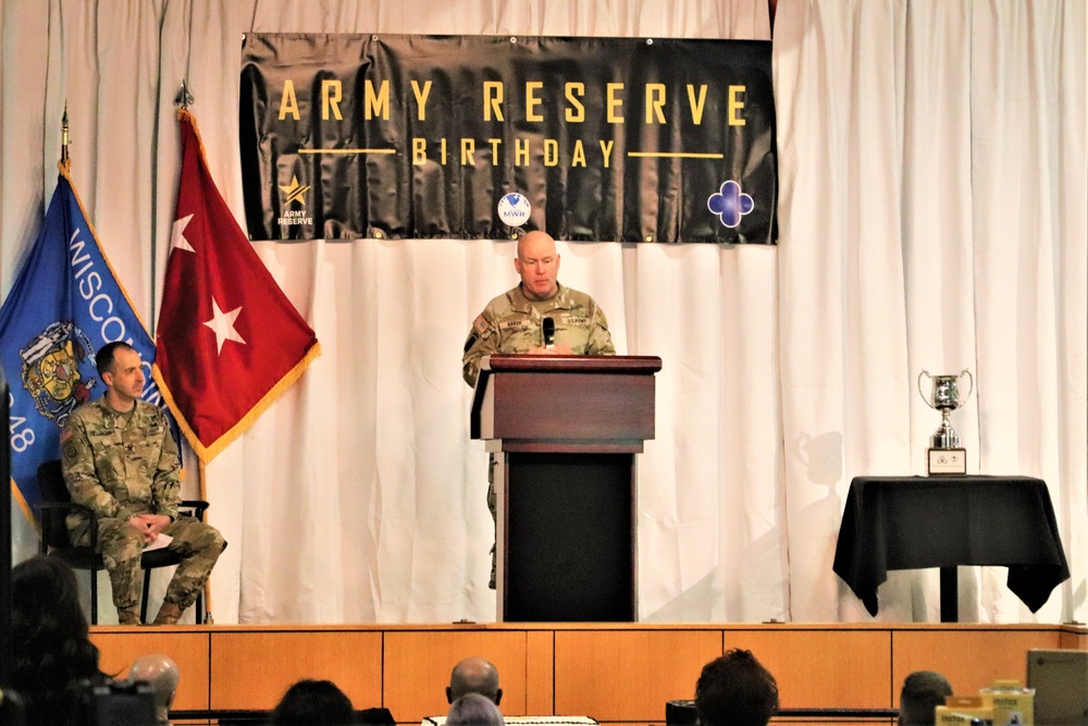 Fort McCoy celebrates Army Reserve’s 116th birthday with special celebration