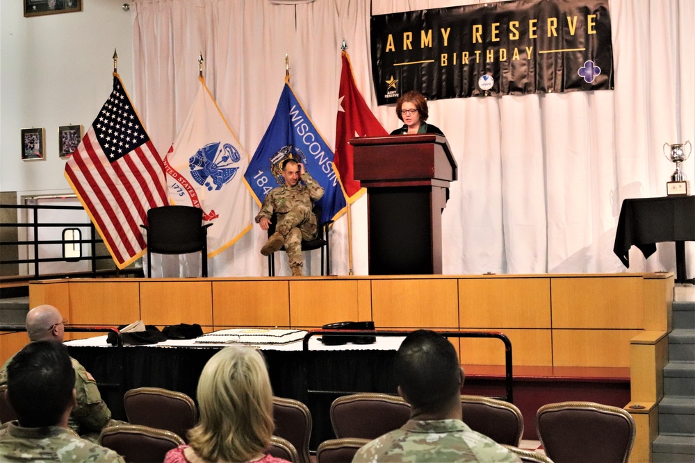 Fort McCoy celebrates Army Reserve’s 116th birthday with special celebration