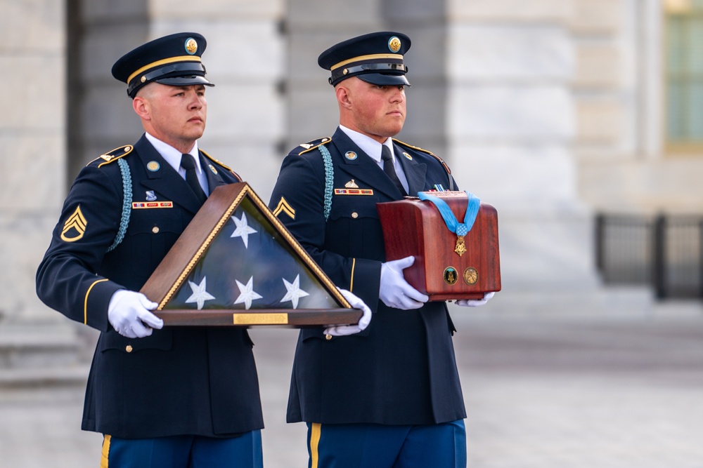 Lying in Honor ceremony for Col. Ralph Puckett, Jr.