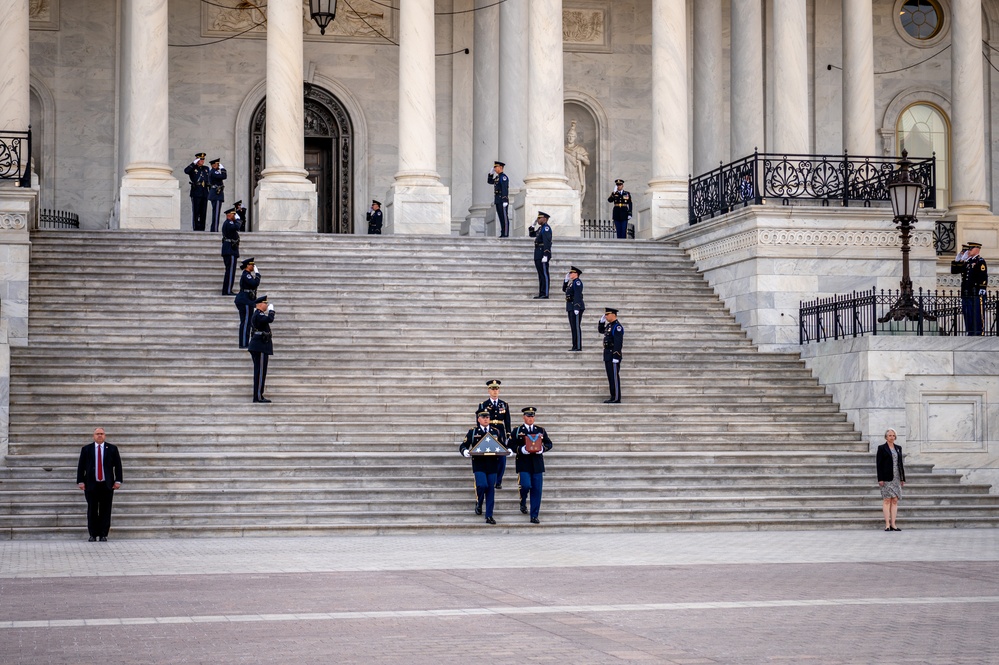 Lying in Honor ceremony for Col. Ralph Puckett, Jr.