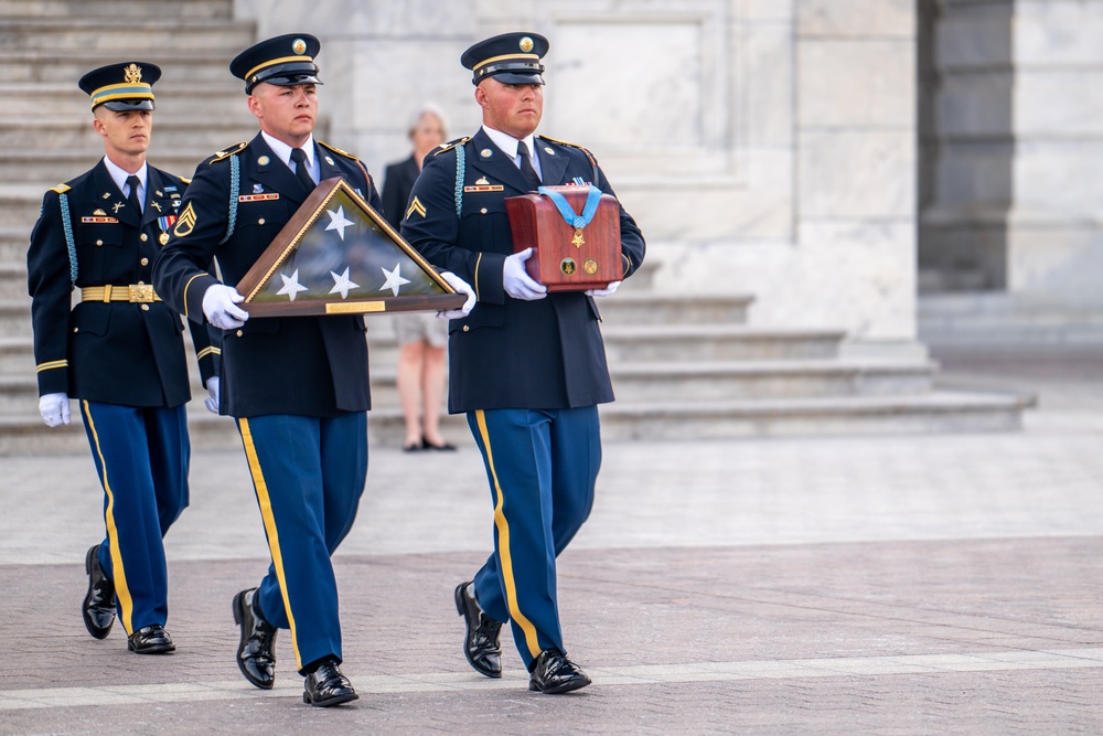 Lying in Honor ceremony for Col. Ralph Puckett, Jr.