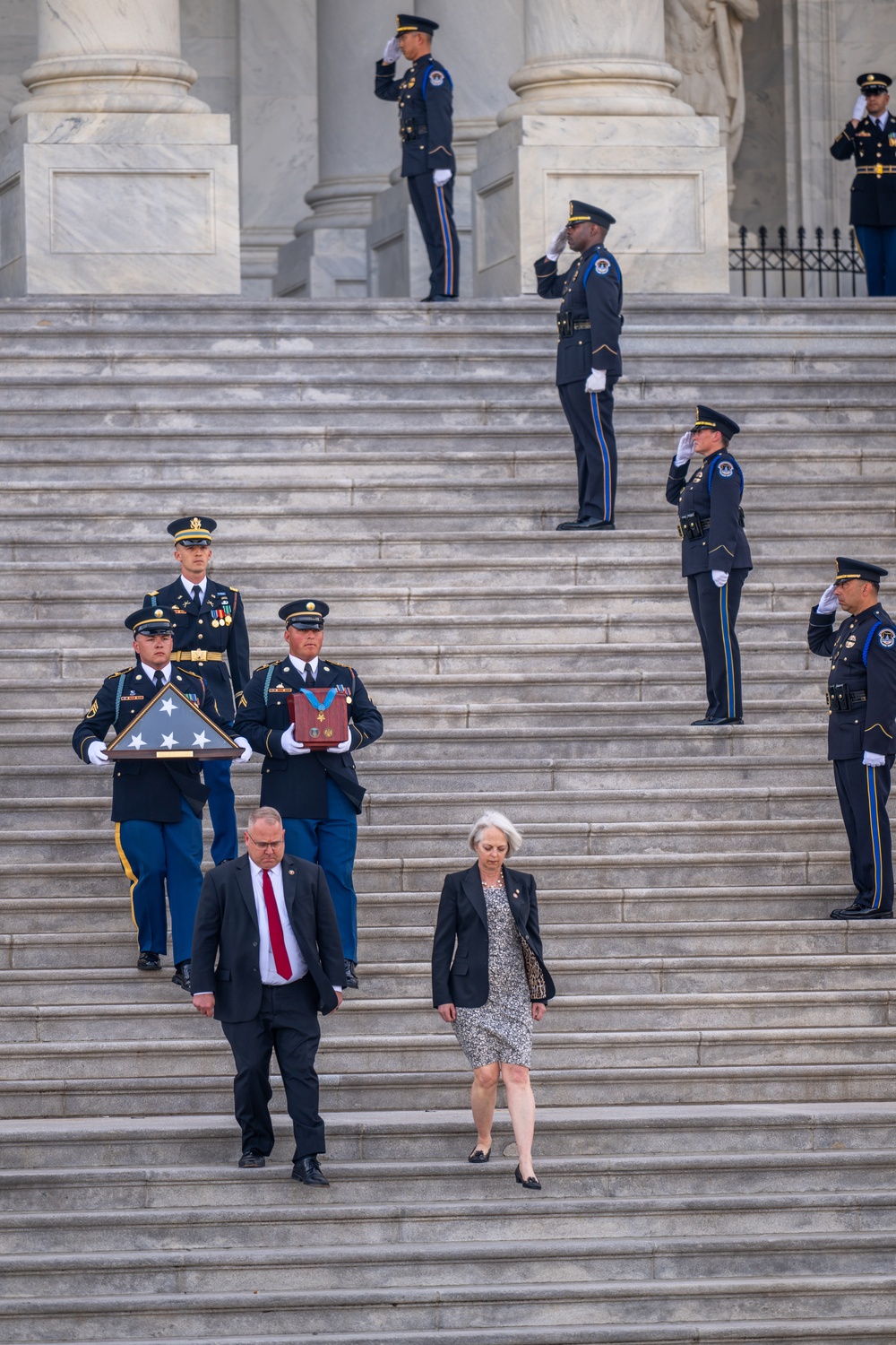 Lying in Honor ceremony for Col. Ralph Puckett, Jr.