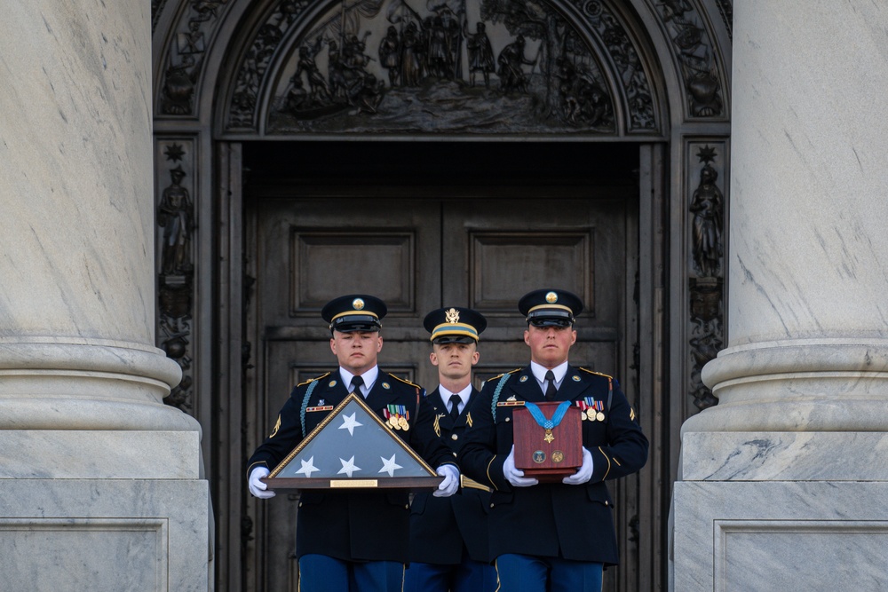 Lying in Honor ceremony for Col. Ralph Puckett, Jr.