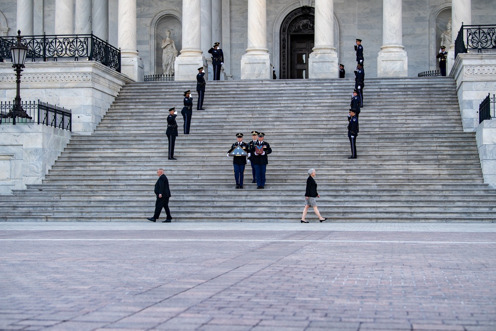 Lying in Honor ceremony for Col. Ralph Puckett, Jr.