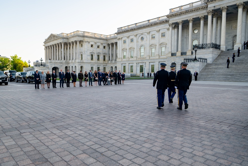 Lying in Honor ceremony for Col. Ralph Puckett, Jr.