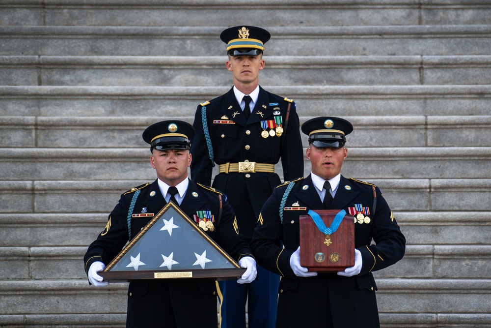 Lying in Honor ceremony for Col. Ralph Puckett, Jr.