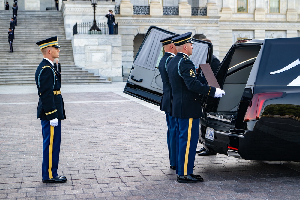 Lying in Honor ceremony for Col. Ralph Puckett, Jr.