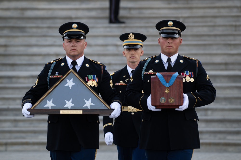 Lying in Honor ceremony for Col. Ralph Puckett, Jr.