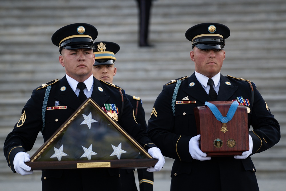 Lying in Honor ceremony for Col. Ralph Puckett, Jr.