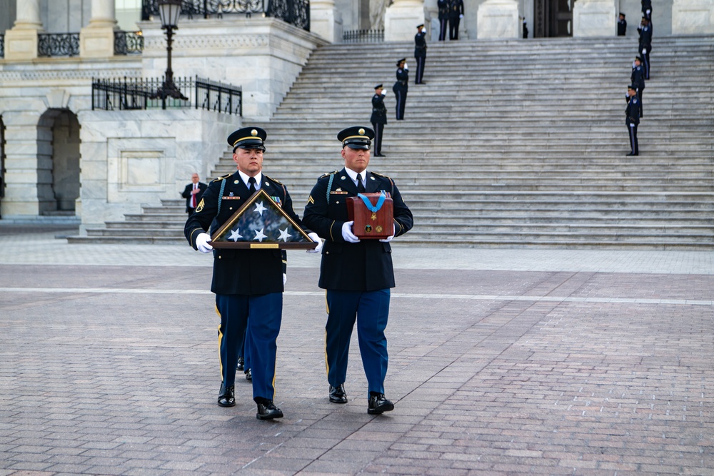 Lying in Honor ceremony for Col. Ralph Puckett, Jr.