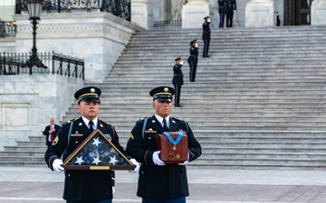 Lying in Honor ceremony for Col. Ralph Puckett, Jr.