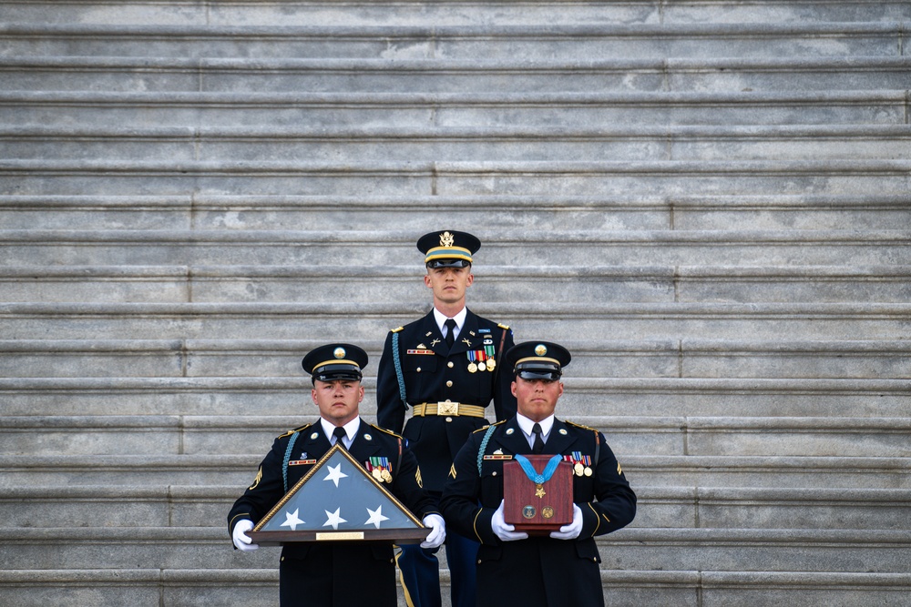 Lying in Honor ceremony for Col. Ralph Puckett, Jr.