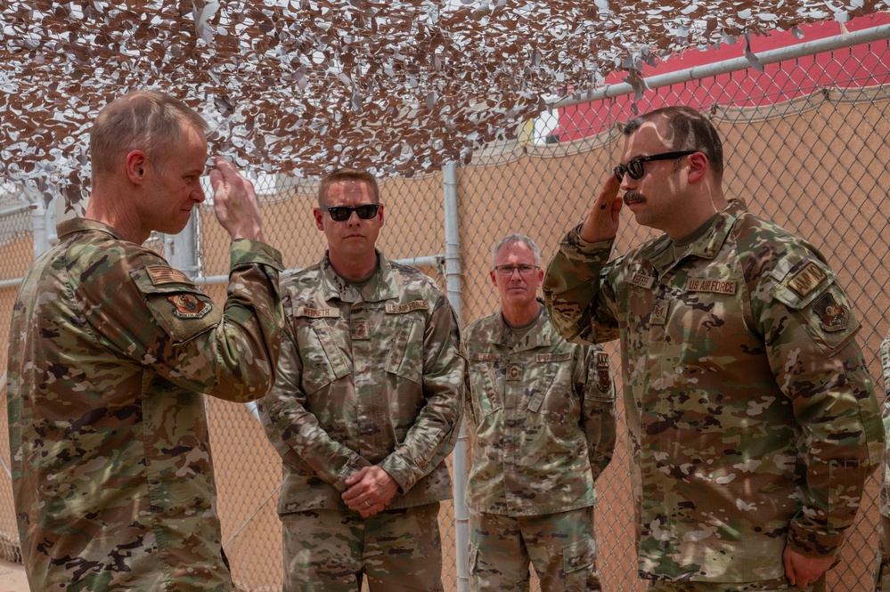 Lt. Gen. France tours to thank Airmen