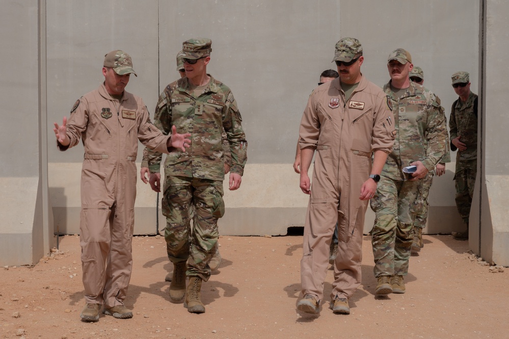 Lt. Gen. France tours to thank Airmen