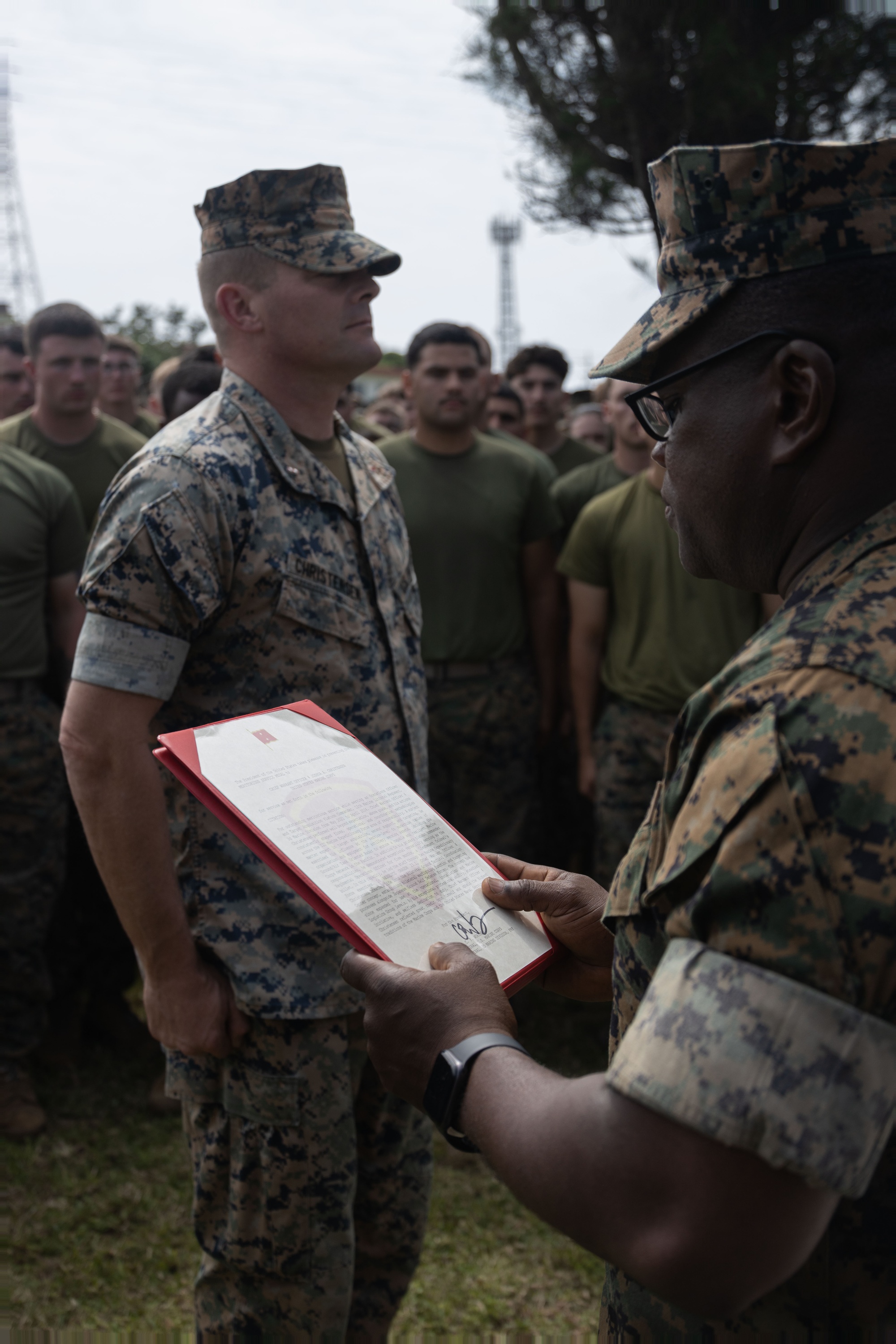 DVIDS - Images - CWO4 Joshua Christensen Meritorious Service Award