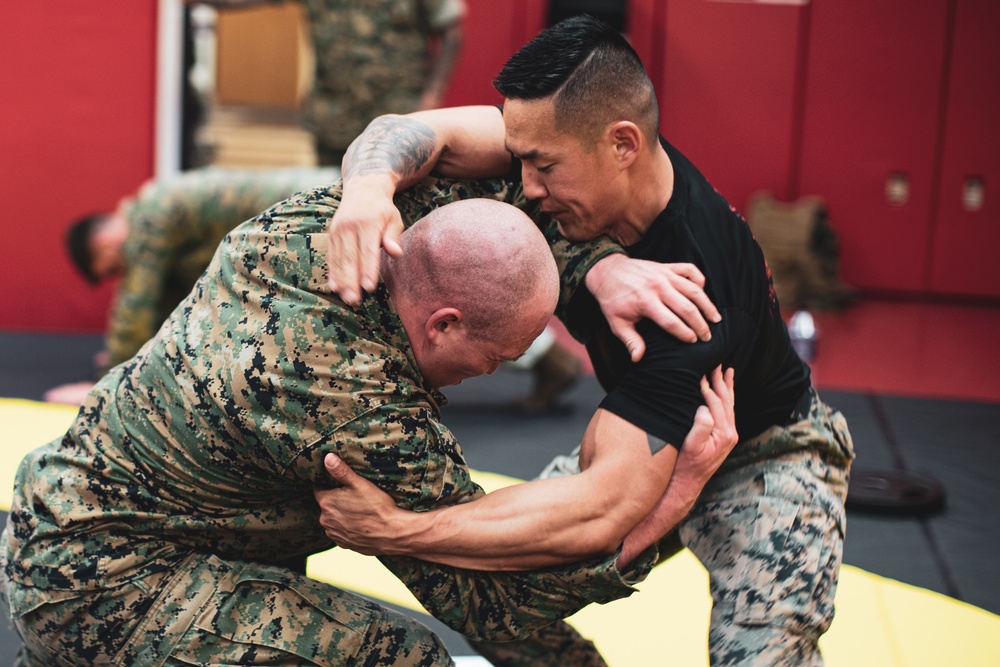 MARFORK Marines, U.S. Army Soldiers conduct MCMAP Training