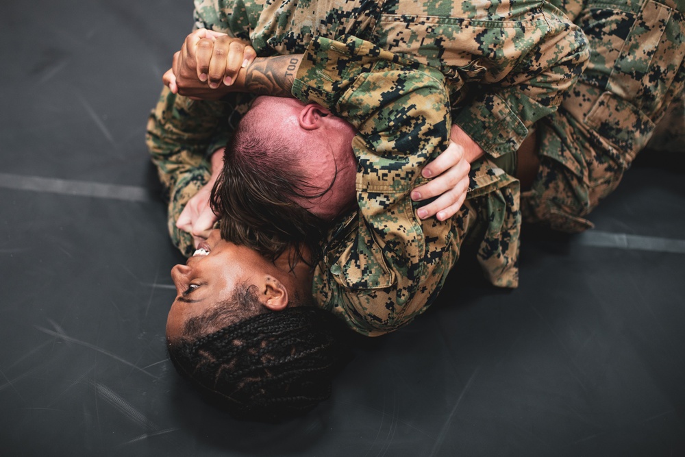 MARFORK Marines, U.S. Army Soldiers conduct MCMAP Training