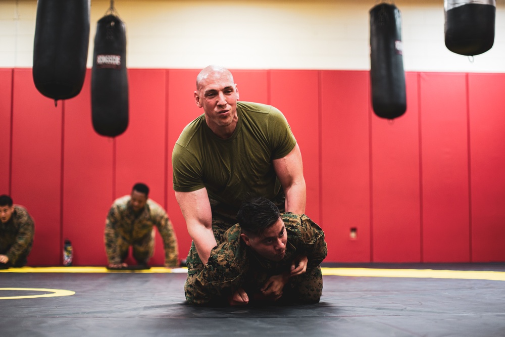 MARFORK Marines, U.S. Army Soldiers conduct MCMAP Training