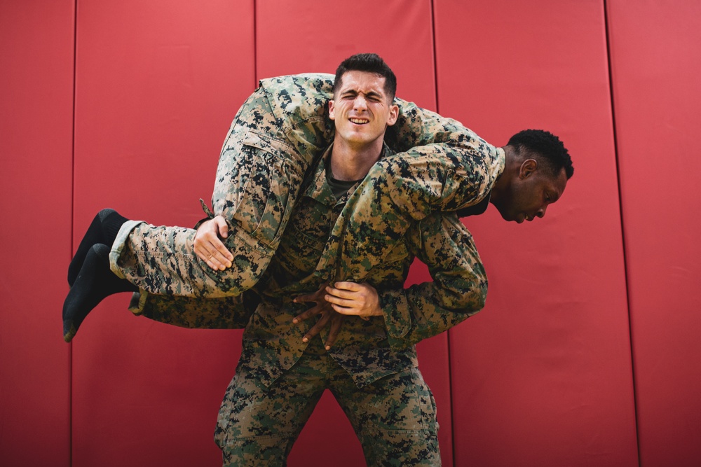 MARFORK Marines, U.S. Army Soldiers conduct MCMAP Training