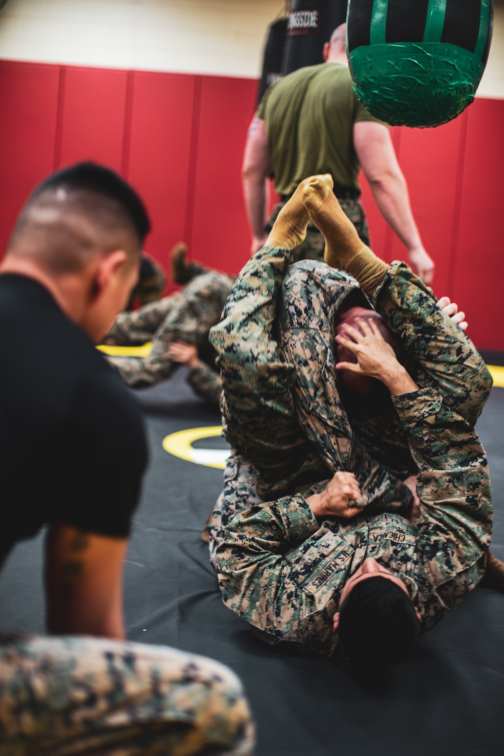 MARFORK Marines, U.S. Army Soldiers conduct MCMAP Training