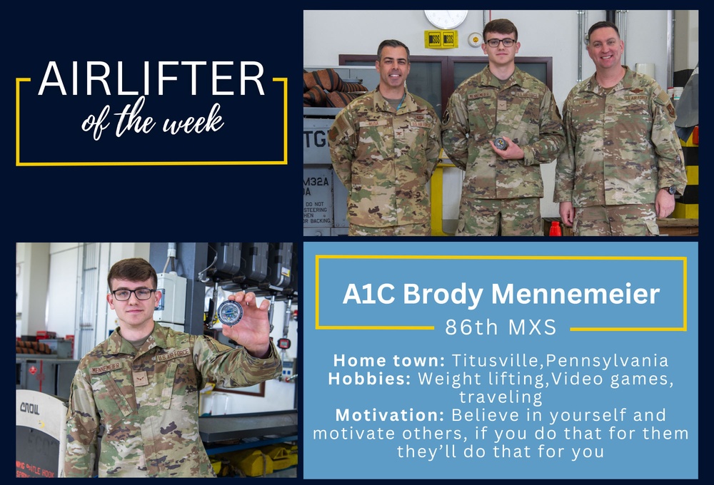 Airlifter Of The Week: A1C Brody Mennemeier