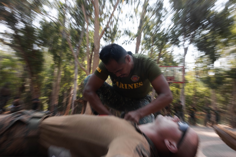 Balikatan 24: Corpsman with 3rd MLR conduct TCCC classes with PMC