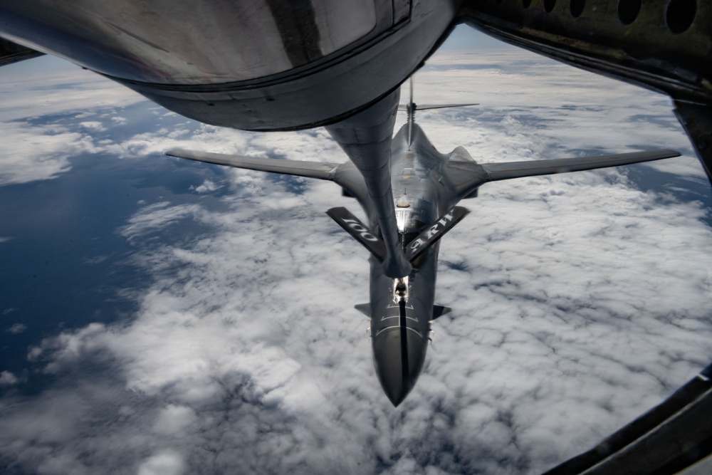 351st ARS refuels 7th BW over North Sea