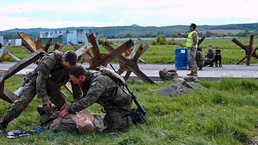 435th CRSS partner with Slovakian Security Forces during exercise