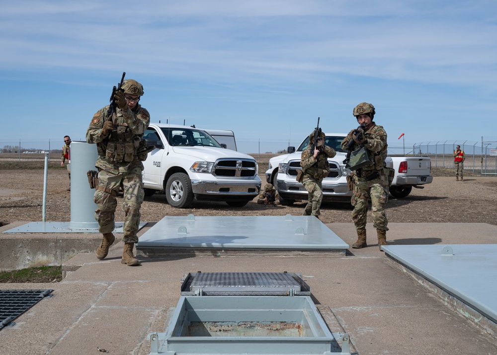 91st Missile Security Forces Squadron conducts missile launch facility recapture and recovery exercise