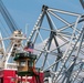 Wreckage removal continues on the Francis Scott Key Bridge