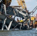 Two-million-pound capacity hydraulic claw used during Key Bridge cleanup