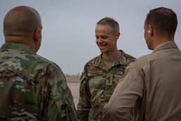 Lt. Gen. France tours to thank Airmen