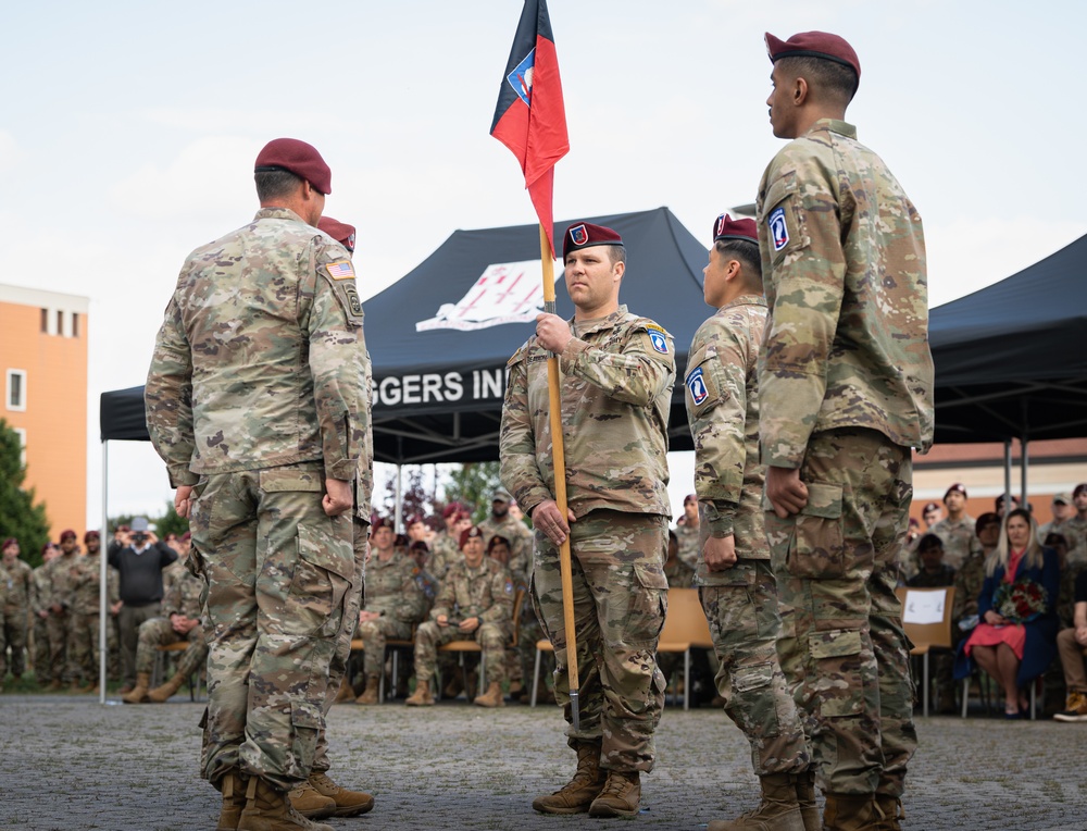 Headquarters and Headquarters Company Change of Responsibility Ceremony