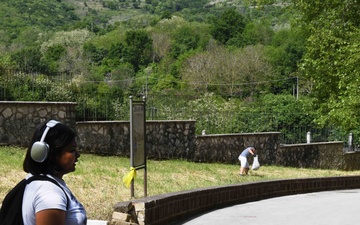 Caroline Aqueduct Cleaned by NSA Naples Volunteers