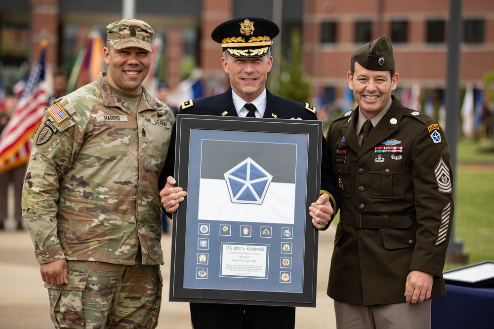 Former V Corps Commander retires in Fort Knox