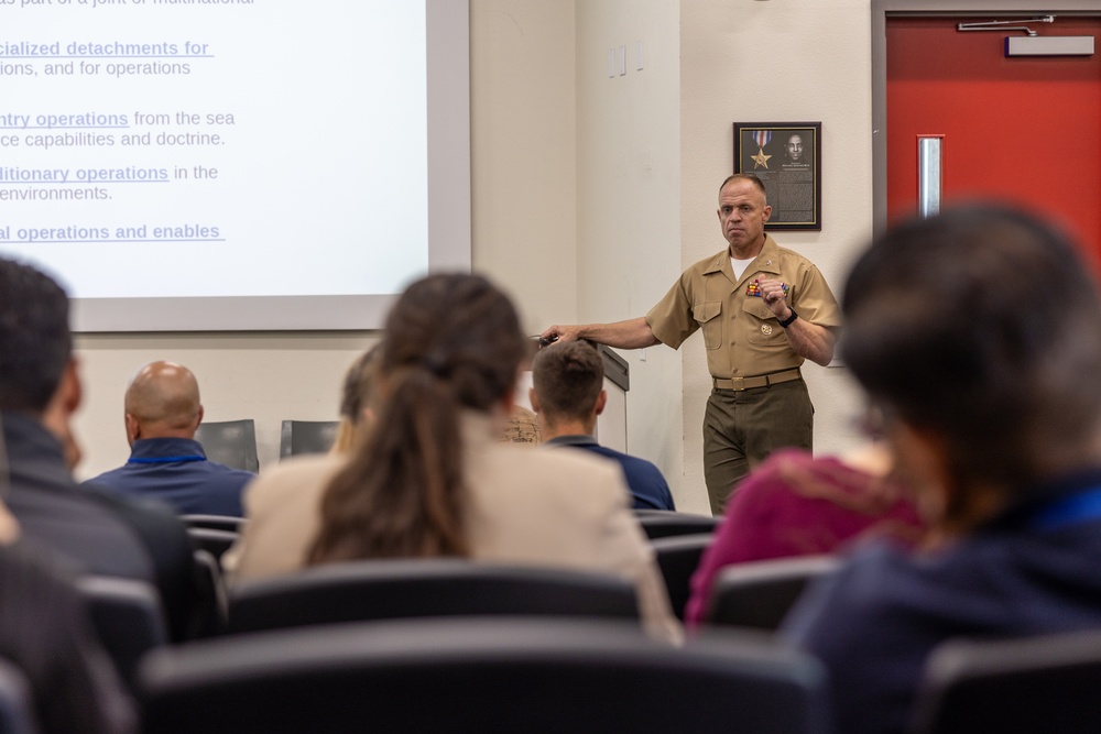 MCI-West deputy commander teaches at the Oceanside Leadership Academy