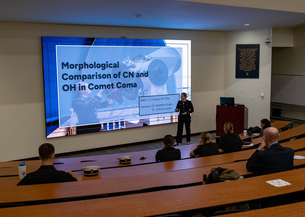 U.S. Naval Academy Trident Scholars Give Presentations