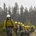 Guard members train on wildland firefighting techniques