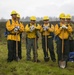 Guard members train on wildland firefighting techniques