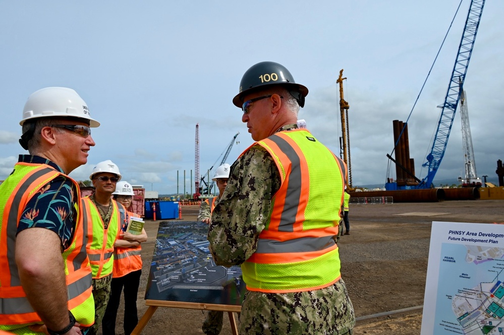 Under Secretary of The Navy Visits Intermediate Maintenance Facility in Pearl Harbor