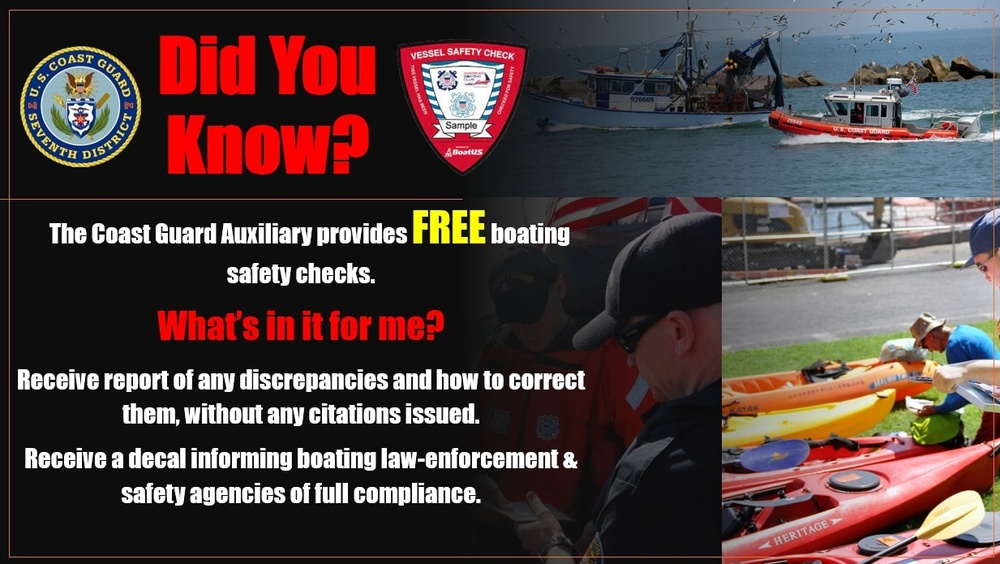 National Safe Boating Week graphic