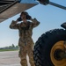 Contingency Response Airmen unload a C-17 during Air Mobility Command's 2024 Spring Industry Preview